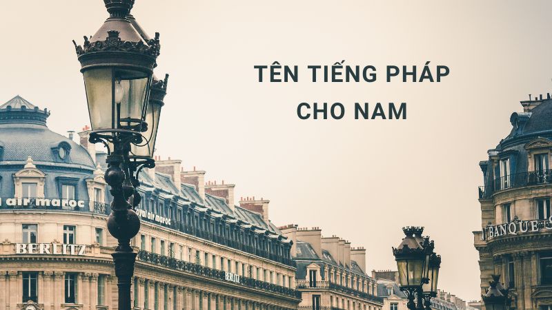 tên tiếng pháp hay